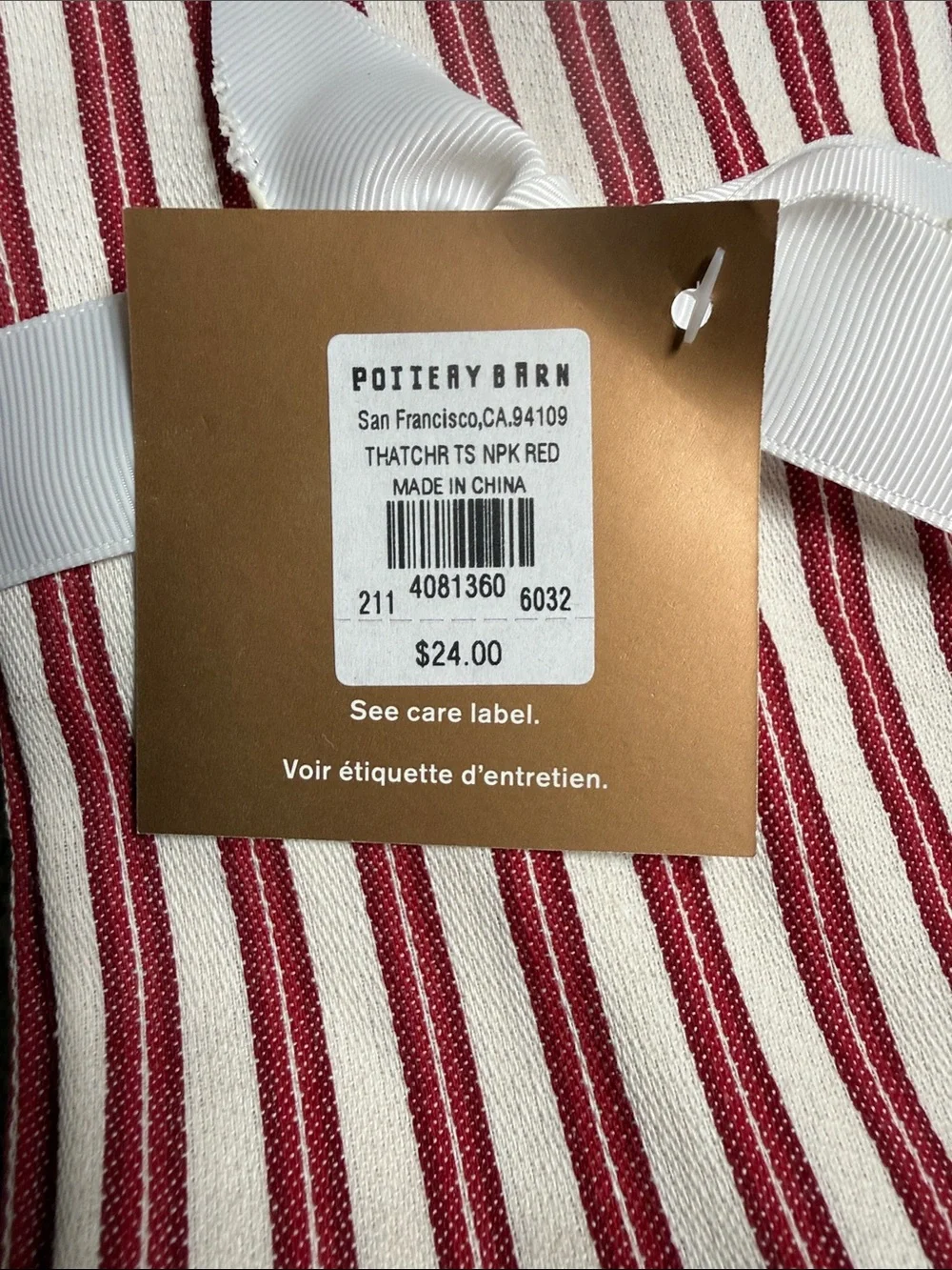 Pottery Barn Thatcher Napkins